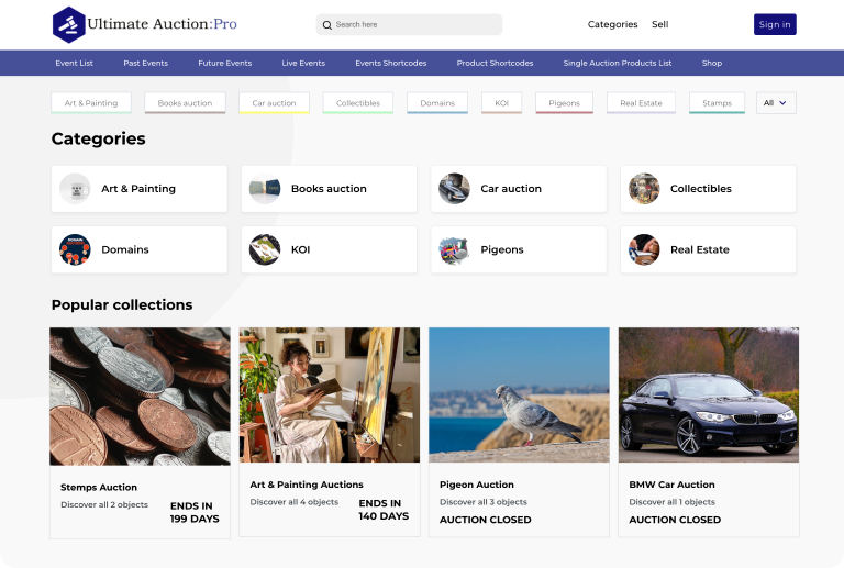 Auction software  online Auction software